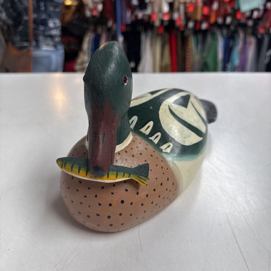 2001 Wood Carved Duck Decoy