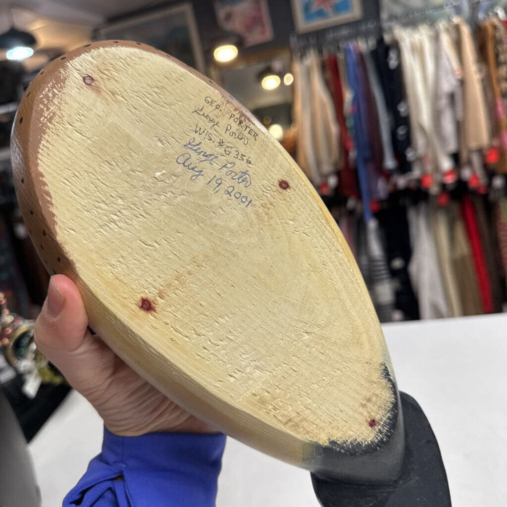 2001 Wood Carved Duck Decoy