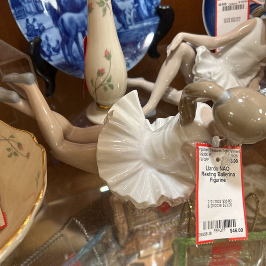 Resting Ballerina Figurine