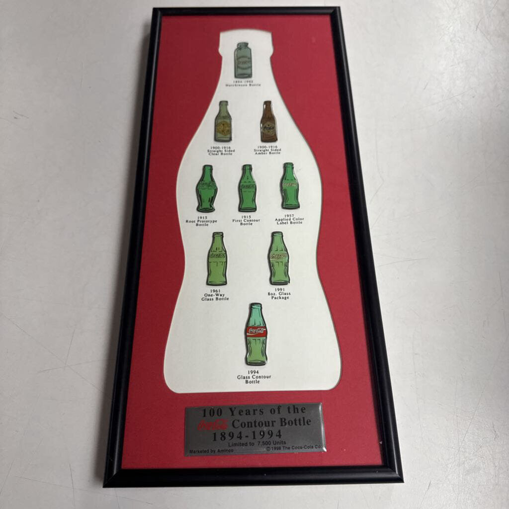 100th Anniversary of the Contour Bottle Framed Print