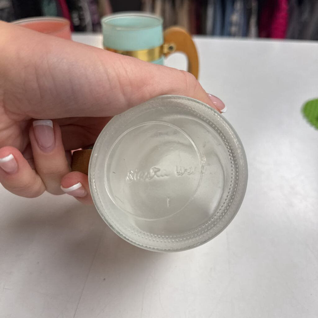 Vintage Frosted Tropical Tiki Mugs (5)