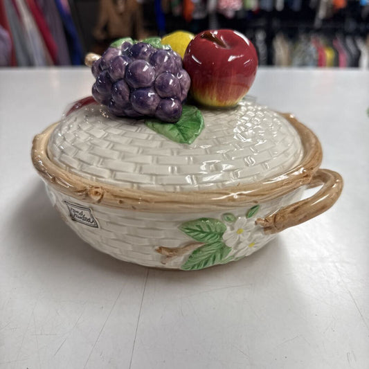 Fruit Fair Lidded Dish