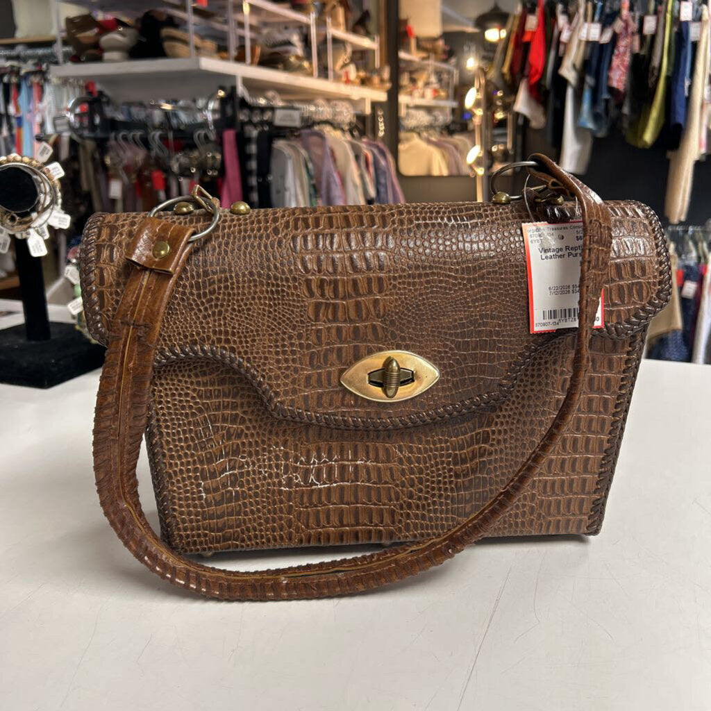 Reptile Leather Purse