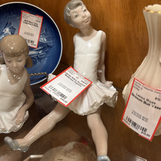 Seated Ballerina Figuine