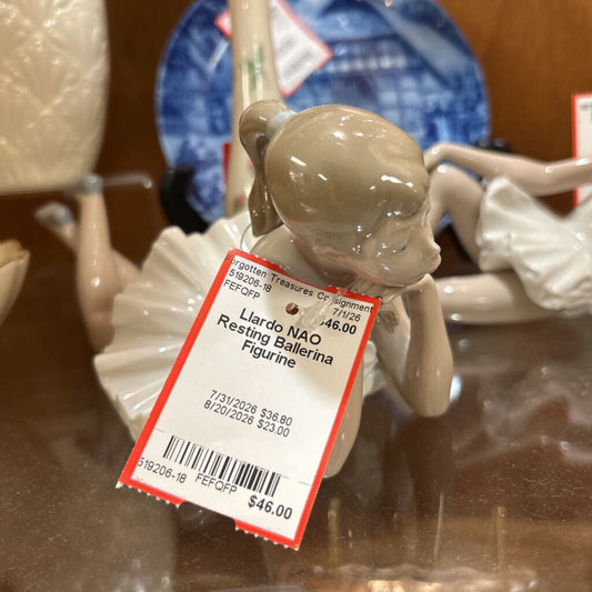 Resting Ballerina Figurine