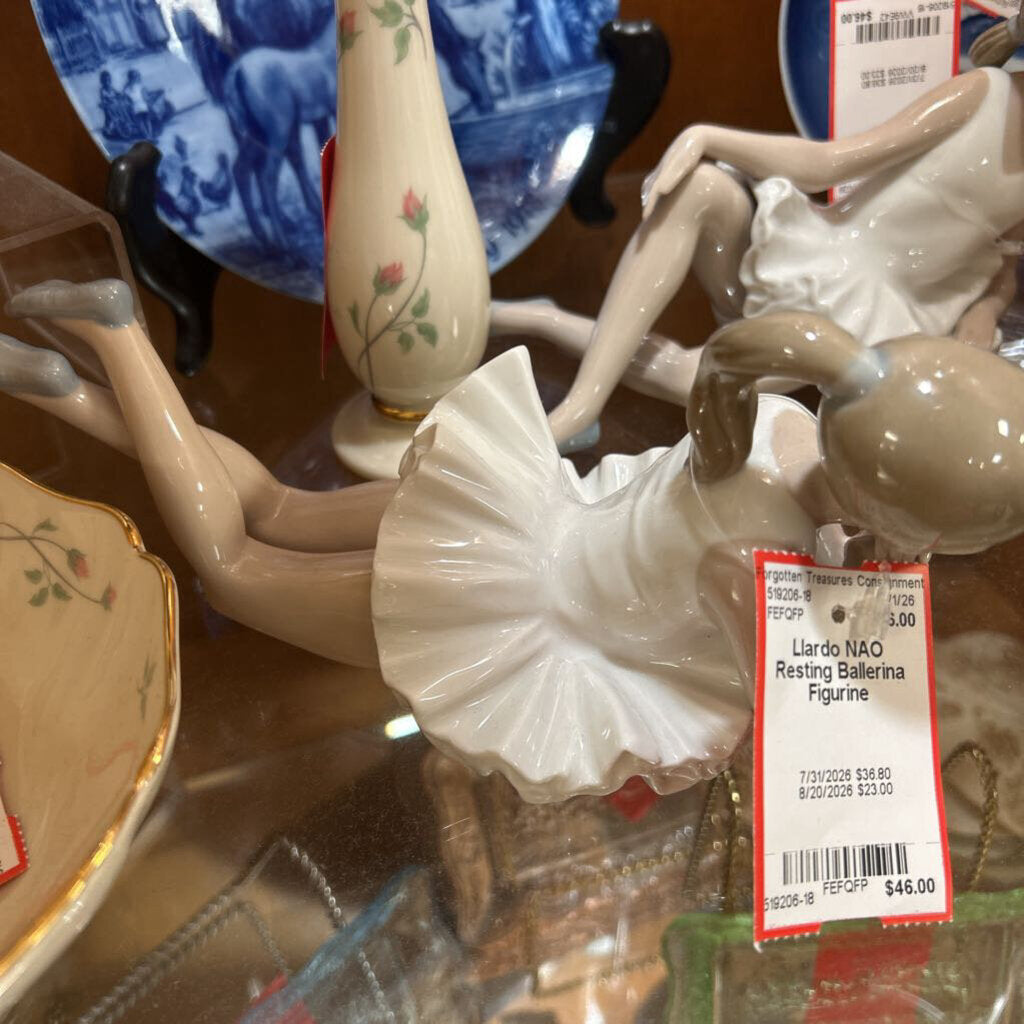 Resting Ballerina Figurine