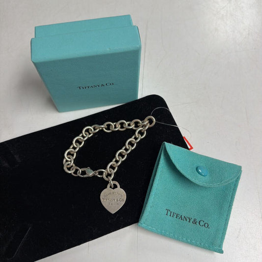 Heart Tag Charm Bracelet