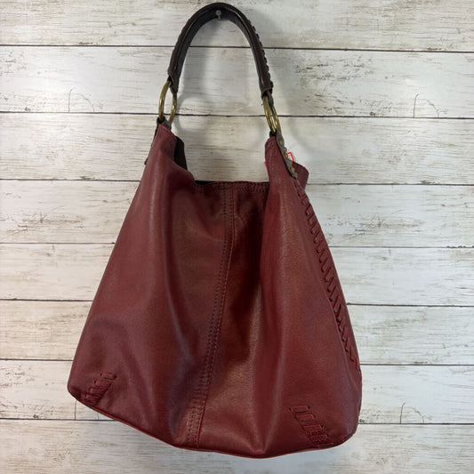 Leather Side Pocket Hobo